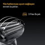 Braun Tête de rasoir Series 5 & 6 - 3 lames flexibles - Noir