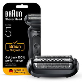 Braun Tête de rasoir Series 5 & 6 - 3 lames flexibles - Noir