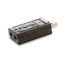 SAVIO AK-01 Carte sonore USB 2.0 Stereo 7.1 noire