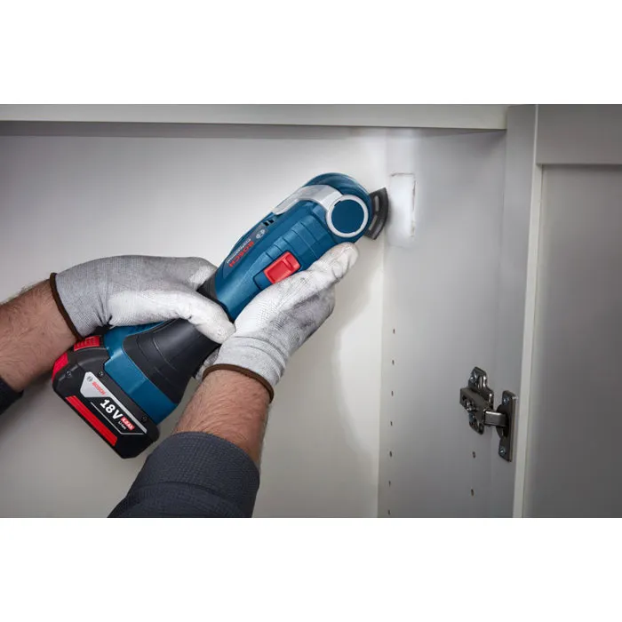 Bosch 06018G2002 - Outil oscillant polyvalent 18V avec Starlock Plus et Vibration Control, coffret L-BOXX et kit accessoires