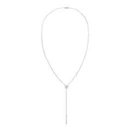Tommy Hilfiger Collier en Acier Inoxydable Gris 55cm
