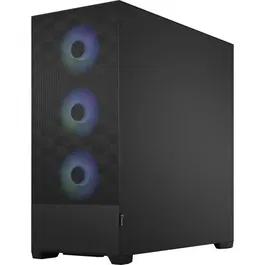 FRACTAL DESIGN Boîtier PC Pop XL Air RGB Black TG Noir - Tour ATX avec Panneau en Verre Trempé, Gestion des Câbles, Filtres à Poussière, Support Radiateur 280 mm (FD-C-POR1X-06)