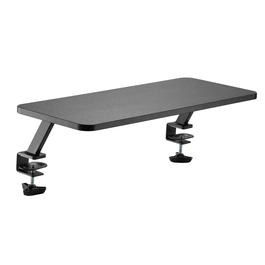 Phoenix Support Élévateur de Moniteur avec Abrazadère, Tablette MDF 65x26cm, Charge 20kg, Noir