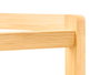 Kinvara chariot large en bambou 3 niveaux avec roues 85x38x6 cm naturel