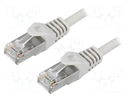 LOGILINK Cordon de raccordement Cat 5e F/UTP RJ45 10m gris
