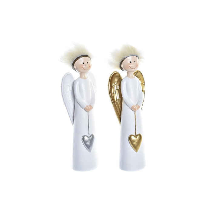 DKD Home Decor Lot de 2 Anges en Résine (7,5 x 5 x 21,5 cm) DKD Home Decor Lot de 2 Anges en Résine (7,5 x 5 x 21,5 cm)