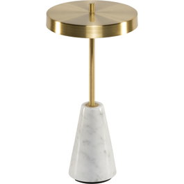 Broggi Lampada Decò Marmo Bianco - Marbre Blanc et Or