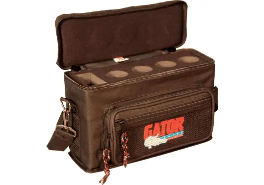 Gator Housse Rigide Renforcée Pour 4 Microphones Nylon Gator Gator Housse Rigide Renforcée Pour 4 Microphones Nylon Gator