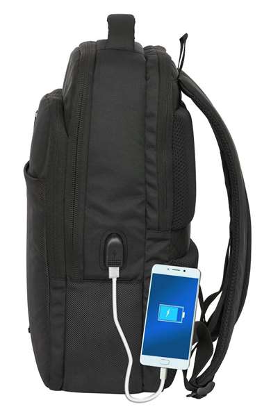 Safta Sac à dos portable 15,6 pouces Business avec port USB et compartiment tablette, Sevilla FC - 29 x 44 x 15 cm Safta Sac à dos portable 15,6 pouces Business avec port USB et compartiment tablette, Sevilla FC - 29 x 44 x 15 cm