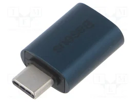 BASEUS Adaptateur USB 3.2 Gen 2 USB A socle vers USB C prise bleu