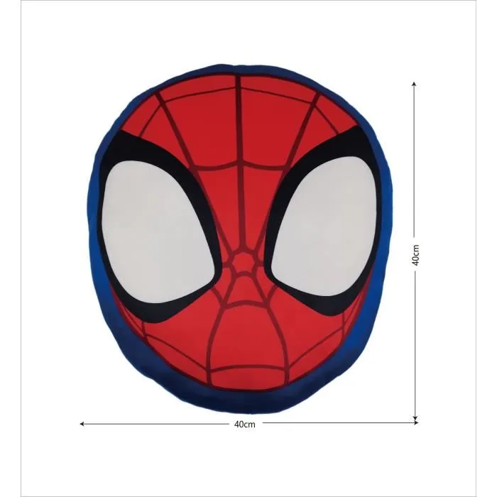 Spidey Coussin décoratif SPIDEY en microfibre 40 cm avec design 3D - Coussin mouillé pour salon, chambre ou espace de jeu Spidey Coussin décoratif SPIDEY en microfibre 40 cm avec design 3D - Coussin mouillé pour salon, chambre ou espace de jeu