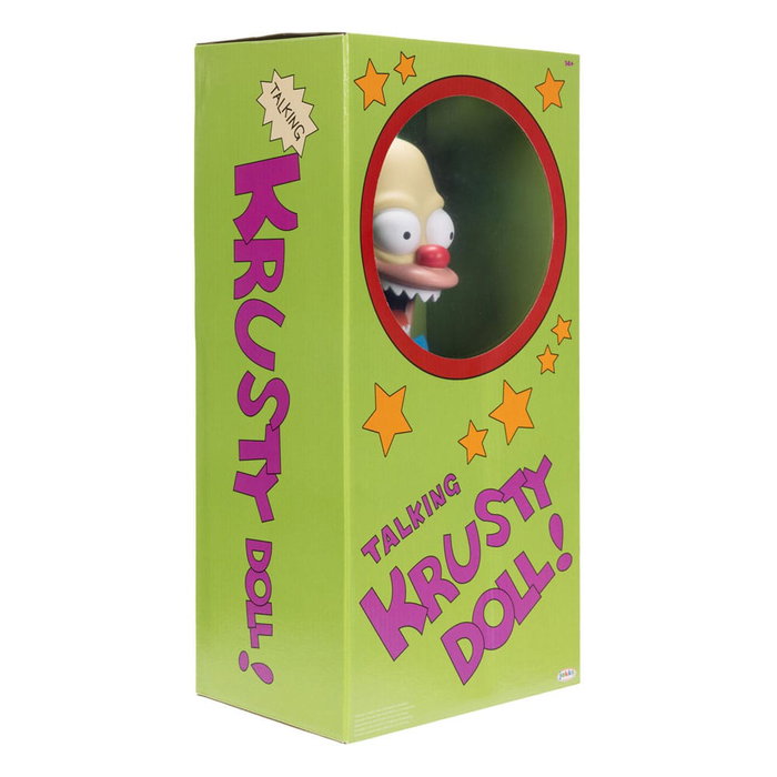 JAKKS PACIFIC Krusty le Clown - Peluche Sonore The Simpsons (Anglais, 44cm) inevitable