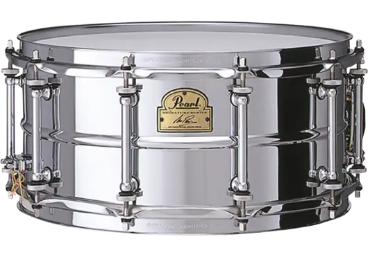 Pearl Caisse 14 X 6.5" Ian Paice Acier (Stainless Steel) 41x22.1x41.9 cm