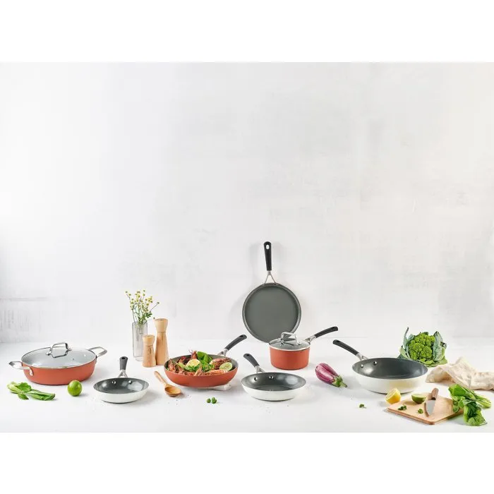 Cosy & Trendy CeraPro Crêpière en aluminium recyclé 25 cm - Revêtement céramique sans PFAS, tous feux induction, poignées inox