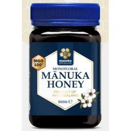 MANUKA NEW ZELAND Miel de Manuka Raw MGO 100+ Monofloral 500g
