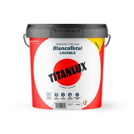 Titanlux Peinture plastique acrylique estirénée mate blanco total 4 l