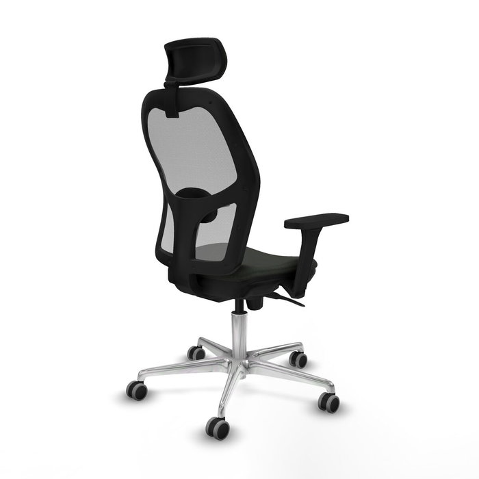 Piqueras y Crespo Chaise de Bureau avec Appui-tête Jorquera Noir Piqueras y Crespo Chaise de Bureau avec Appui-tête Jorquera Noir