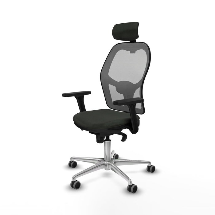 Piqueras y Crespo Chaise de Bureau avec Appui-tête Jorquera Noir Piqueras y Crespo Chaise de Bureau avec Appui-tête Jorquera Noir