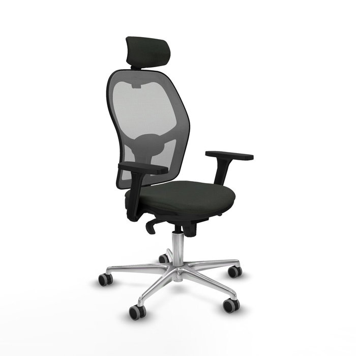 Piqueras y Crespo Chaise de Bureau avec Appui-tête Jorquera Noir Piqueras y Crespo Chaise de Bureau avec Appui-tête Jorquera Noir