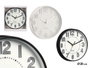 GIFTDECOR Horloge ronde 20 cm numéros et rayures assortie