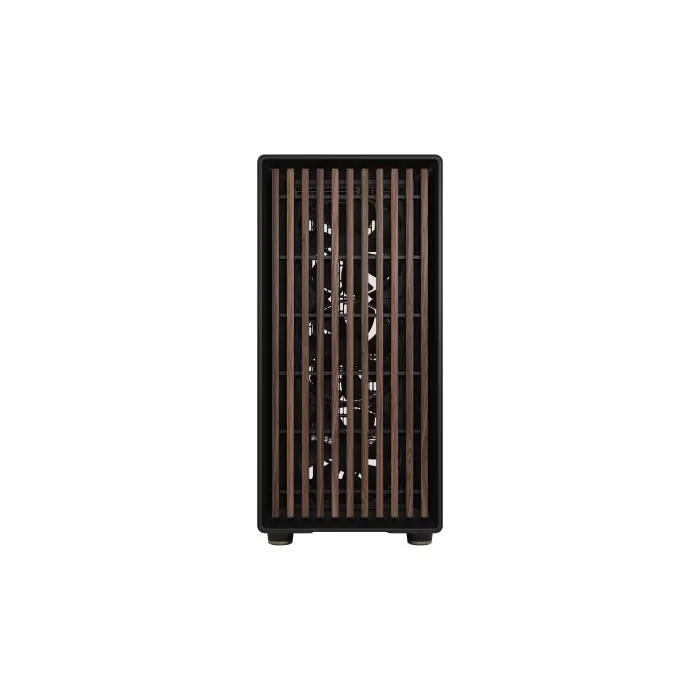 Fractal Design North XL RC Charcoal Black TG - Boîtier PC E-ATX noir avec design bois et aération mesh, ventilateurs 3x140mm PWM, hub, USB 3.1 Type-C et USB 3.0
