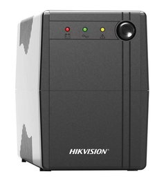 Hikvision Oversea UPS 1000VA/600W - Onduleur avec AVR intégré, autonomie jusqu'à 60 minutes, protection contre les surcharges, design compact