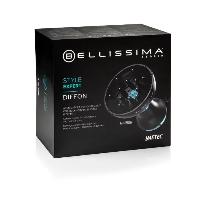 Bellissima Style Expert Diffon 770 W - Diffuseur d'air chaud professionnel pour le séchage des boucles