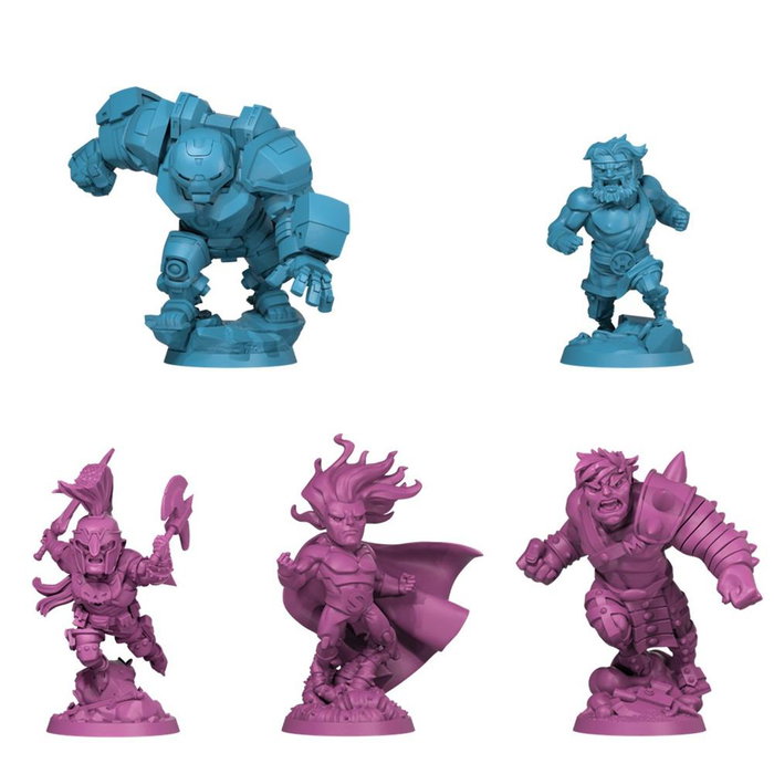 CMON Extension Marvel United: World War Hulk – Jeu de société coopératif en espagnol avec 5 figurines, 14+ ans, 40 min