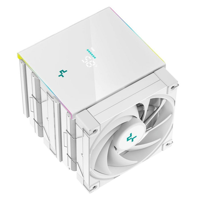 Deepcool AK620 Digital Ventirad CPU Blanc avec 2x 120 mm et afficheur digital