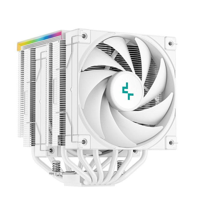 Deepcool AK620 Digital Ventirad CPU Blanc avec 2x 120 mm et afficheur digital