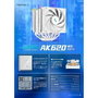Deepcool AK620 Digital Ventirad CPU Blanc avec 2x 120 mm et afficheur digital