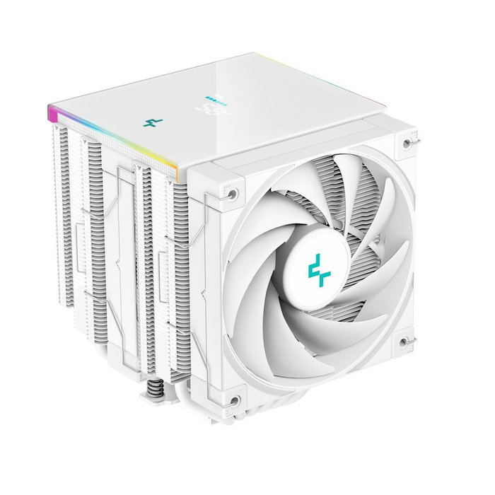 Deepcool AK620 Digital Ventirad CPU Blanc avec 2x 120 mm et afficheur digital