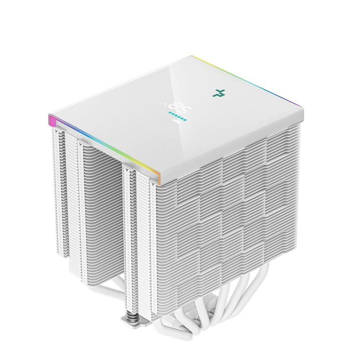 Deepcool AK620 Digital Ventirad CPU Blanc avec 2x 120 mm et afficheur digital