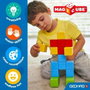 Geomag Magicube 132 - Blocs magnétiques avec animaux imprimés et cartes