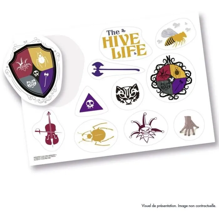 Panini - Coffret de cartes à collectionner Wednesday Halloween - 40 cartes + 5 cartes XXL - Licences Super Mario - Enfants