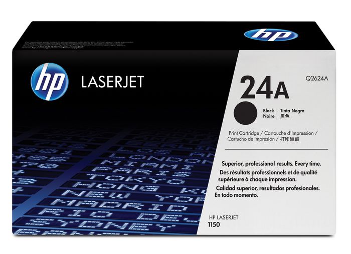 HP Cartouche de Toner Noir Authentique LaserJet 24A pour Imprimantes HP LaserJet 1150 - Impression Professionnelle Haute Qualité HP Cartouche de Toner Noir Authentique LaserJet 24A pour Imprimantes HP LaserJet 1150 - Impression Professionnelle Haute Qualité