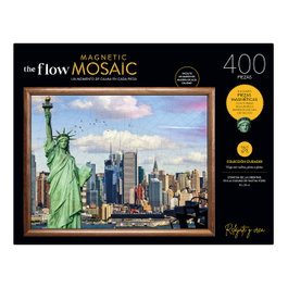 Imagiland Flow Mosaic New York 400 Pièces Magnétiques Puzzle FLM003 - À partir de 14 Ans - Espagnol