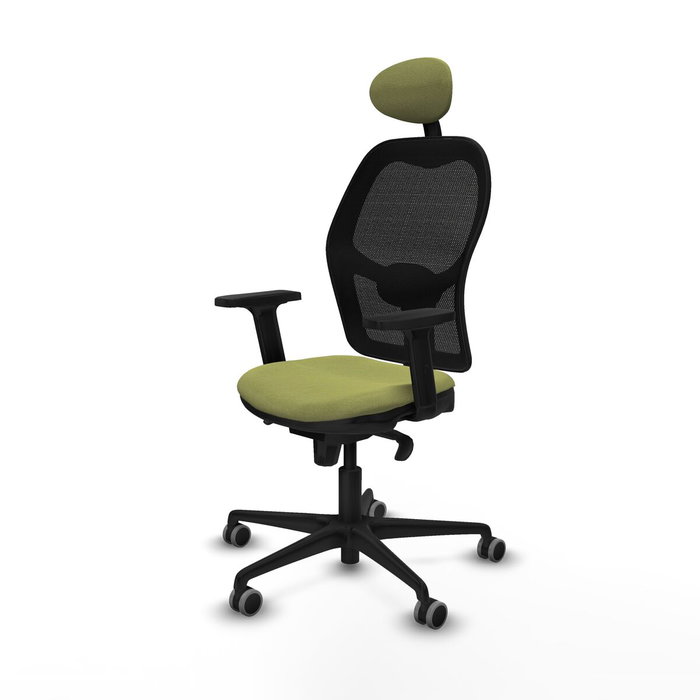 Piqueras y Crespo Chaise de Bureau avec Appui-tête 2D036G1 Vert Piqueras y Crespo Chaise de Bureau avec Appui-tête 2D036G1 Vert
