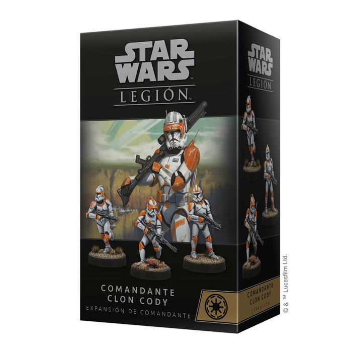 Asmodee Star Wars Legion Comandante Clon Cody Extension Jeu de Miniatures Réf SWL107ES Asmodee Star Wars Legion Comandante Clon Cody Extension Jeu de Miniatures Réf SWL107ES