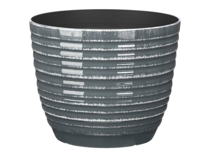 Ibergarden Maceta Rayas 20 cm Surtidos Couleurs Assorties Pot Plastique (Set de 24)