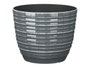 Ibergarden Maceta Rayas 20 cm Surtidos Couleurs Assorties Pot Plastique (Set de 24)