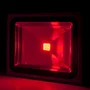 Brico Proyector LED IP65, 50W, 4250 lm, Luminaire D'Extérieur À LED COB, 40000H, Rouge - Équivalent 250W, 283x234x110mm