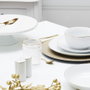 Home Deco Factory Verre Mirage avec rebord doré 250 ml
