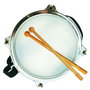 Reig Tambour Sounder métallisé pour enfants d'âge préscolaire, taille 8,20 x 19 x 19 cm, jouet de percussion en plastique
