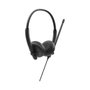 Dell WH125 Casque Filaire USB-C Noir - Casque supra-auriculaire avec Microphone pour Appels et Musique