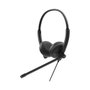 Dell WH125 Casque Filaire USB-C Noir - Casque supra-auriculaire avec Microphone pour Appels et Musique