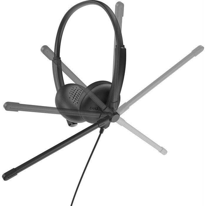 Casques avec Microphone Dell WH125-DWW Noir Casques avec Microphone Dell WH125-DWW Noir