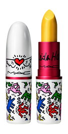 MAC Viva Glam X Keith Haring - Rouge à lèvres crème longue tenue, Jaune, 3 g - Maquillage pour femme