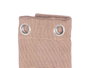 Giftdecor Cortine marron relief en tissu 100% polyester 24x5x26 cm (Set de 6)