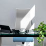 Piqueras y Crespo Chaise de Bureau Albacete XL Pistache et Noir